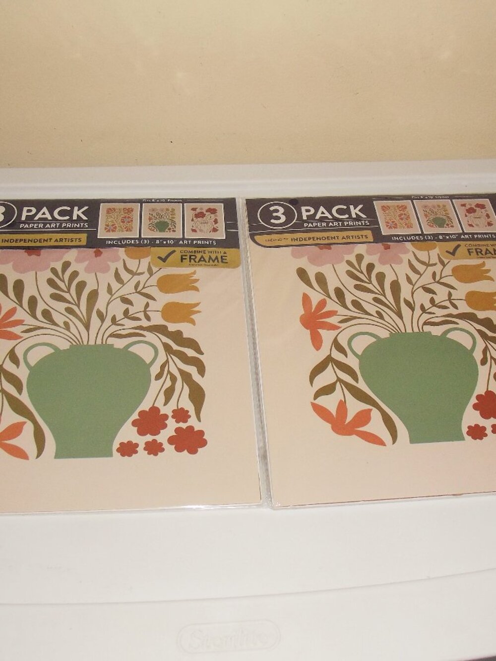 Two 3 Pack Independant Artists Prints 8x10---New